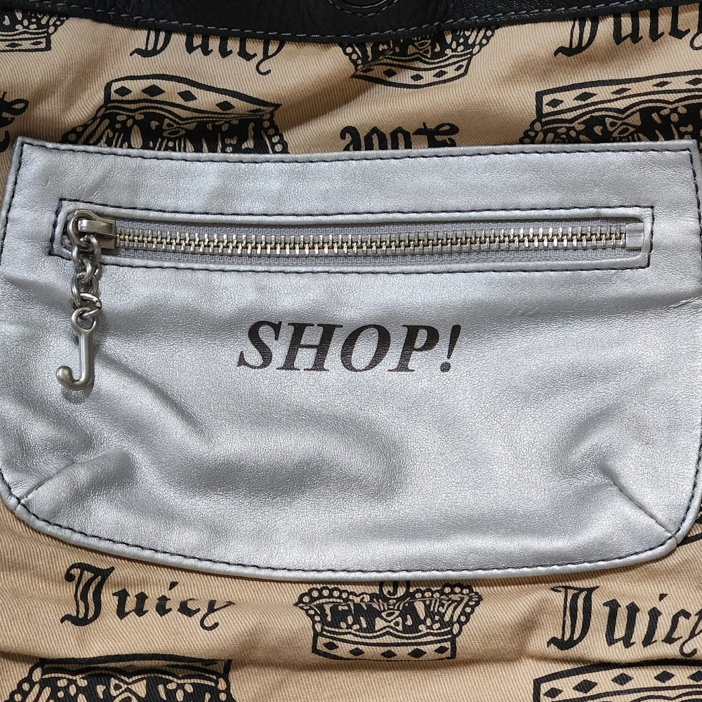 🖤 Vintage Juicy Couture Leather Satchel – Y2K Boutique Edition - Picture 7 of 15